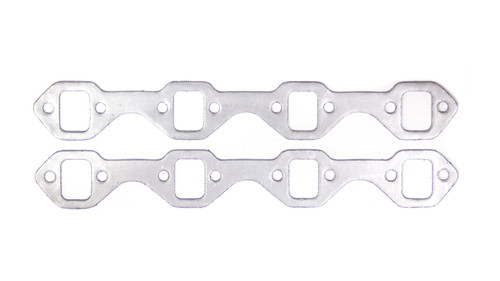 Exhaust Header / Manifold Gasket - 1.125 x 1.500 in Rectangular Port - Graphite - Small Block Ford - Pair