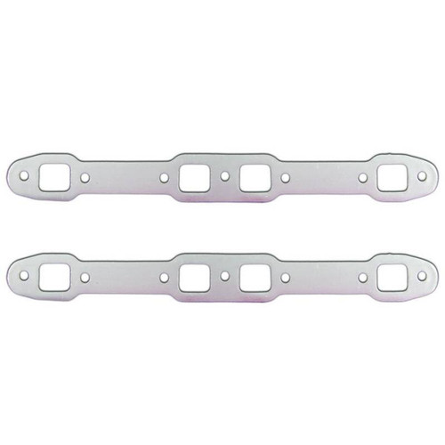Exhaust Header / Manifold Gasket - 1.375 x 1.188 in Square Port - Graphite - Ford Y-Block - Pair