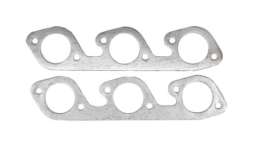 Exhaust Header / Manifold Gasket - 1.875 in Round Port - Graphite - Ford V6 - Pair