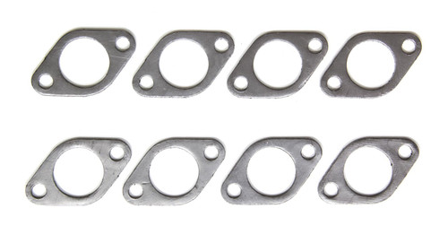 Exhaust Header / Manifold Gasket - 1.687 in Round Port - Graphite - Ford Flathead - Set of 8
