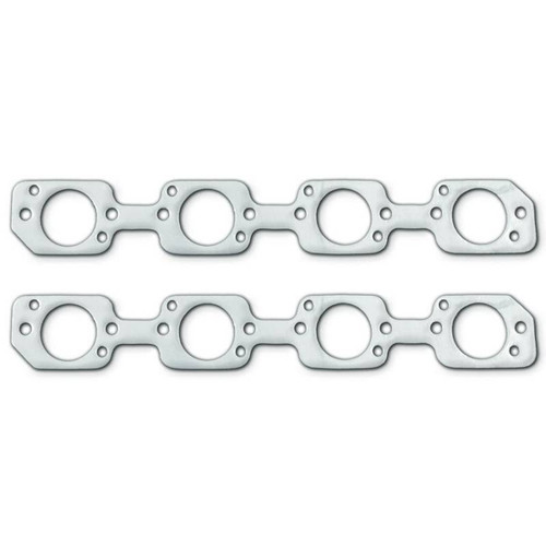 Exhaust Header / Manifold Gasket - 1.750 in Round Port - Graphite - Trick Flow Twisted Wedge R Series Heads - Small Block Ford - Pair