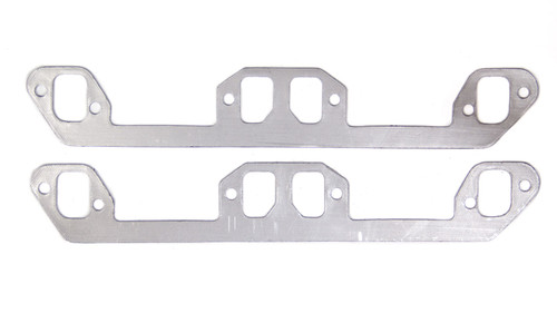 Exhaust Header / Manifold Gasket - 1.218 x 1.718 in Rectangular Port - Graphite - Small Block Mopar - Pair