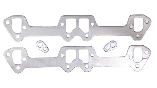 Exhaust Header / Manifold Gasket - 1.187 x 1.843 in Rectangular Port - Graphite - Small Block Mopar - Pair