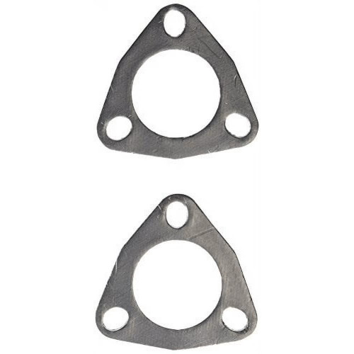 Collector Gasket - 0.125 in Thick - 2 in Diameter - 3-Bolt - Graphite - Pair