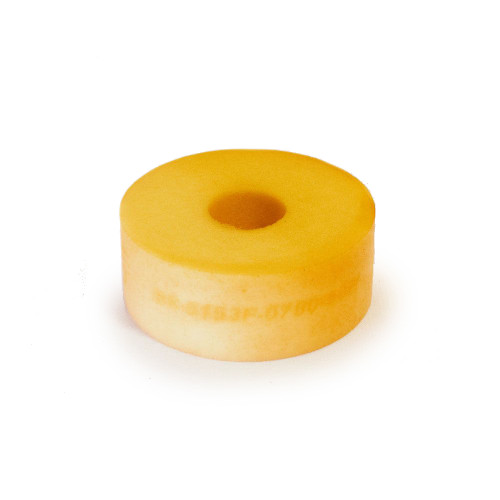 Bump Stop - 5150 Series - Puck - 2 in OD - 0.5 in ID - 0.75 in Tall - Medium - 50 Durometer - Foam - White - Each