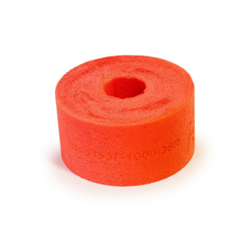 Bump Stop - 5150 Series - Puck - 2 in OD - 0.5 in ID - 1 in Tall - Soft - 35 Durometer - Foam - Red - Each