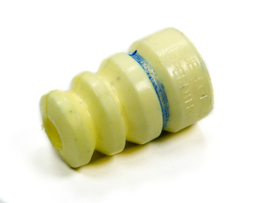 Bump Stop - COT Series - Tree - 2 in OD - 3 in Tall - Shock Mount - Hard - Blue Stripe - Rubber - White - Each