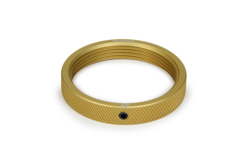 Spring Guide Lock Nut - 2.625 in ID Spring - 2 in Shock Diameter - Aluminum - Gold Anodized - Each