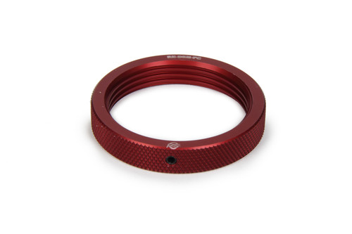 Spring Guide Lock Nut - 2.625 in ID Spring - 2 in Shock Diameter - Aluminum - Red Anodized - Penske Coarse Thread Shocks - Each