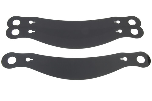 Helmet Shield Tear Off - Xstack - 4 mm Thick - 12.125 in Center to Center - Plastic - Smoked - Bell / G-Force / RJS / Zamp Helmets - Set of 3