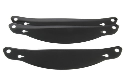 Helmet Shield Tear Off - Xstack - 4 mm Thick - 12.75 in Center to Center - Plastic - Smoked - Arai GP6 / SK-6 Helmets - Set of 3