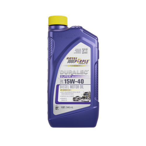 Motor Oil - Duralec Super Diesel - 15W40 - Synthetic - 1 qt Bottle - Set of 6