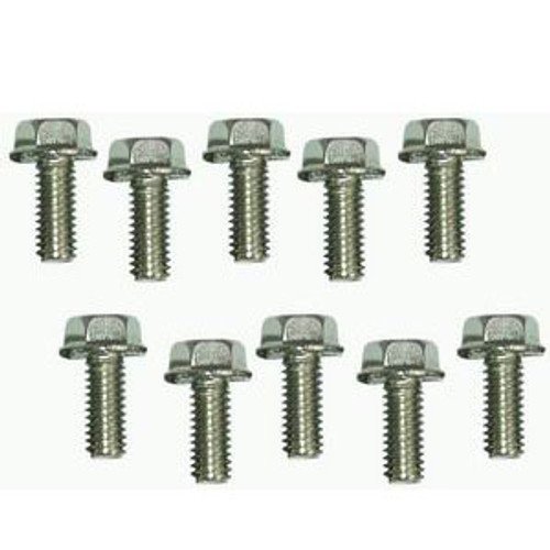 Differential Cover Bolt Kit - 5/16-18 in thread - 0.750 in Long - Hex Head - Steel - Zinc Oxide - GM 10-Bolt - Set of 10 Differential Cover Bolt Kit - 5/16-18 in thread - 0.750 in Long - Hex Head - Steel - Zinc Oxide - GM 10-Bolt - Set of 10