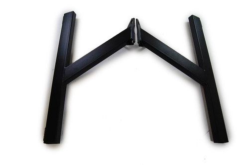 Engine Cradle - 2-Piece - 1 x 2 in Rectangle Tube - Steel - Black Powder Coat - Small Block Chevy - Each