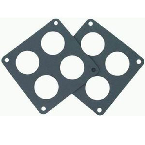 Carburetor Base Plate Gasket - 4-Barrel - 4 Hole - 0.063 in Thick - Composite - Dominator Flange - Pair