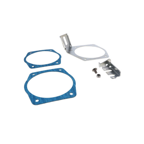 Throttle Body Bracket - Under Throttle Body Mount - Steel - Zinc Oxide - 92 / 102 mm Throttle Bodies - GM LS-Series - Each Throttle Body Bracket - Under Throttle Body Mount - Steel - Zinc Oxide - 92 / 102 mm Throttle Bodies - GM LS-Series - Each