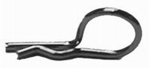 Hair Pin Clip - 0.188 in Wire Diameter - Steel - Chrome - RPC Hood Pins - Pair