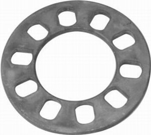 Wheel Spacer - Universal 5 Bolt Pattern - 0.313 in Thick - Aluminum - Natural - Pair