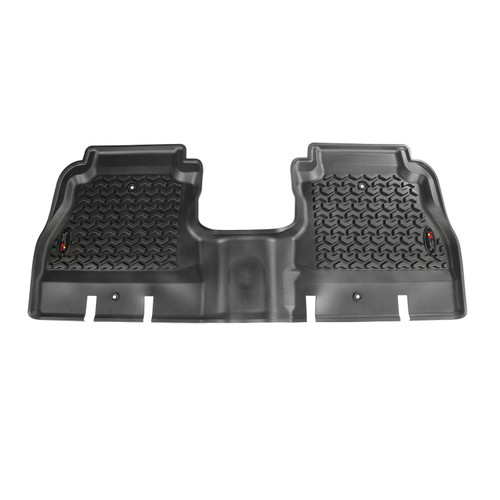 Floor Liner - All Terrain - 2nd Row - Plastic - Black - Jeep Wrangler JL 2018-21 - Each
