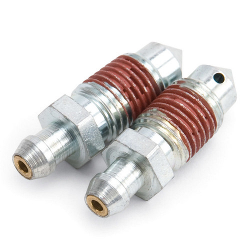Brake Bleeder - Speed Bleeder - 7/16-20 in Thread - 1.25 in Long - Steel - Zinc Plated - Pair Brake Bleeder - Speed Bleeder - 7/16-20 in Thread - 1.25 in Long - Steel - Zinc Plated - Pair