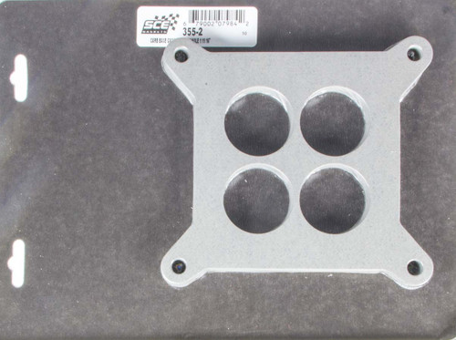 Carburetor Base Plate Gasket - 4-Barrel - 4 Hole - 0.063 in Thick - Composite - 1-11/16 in Square Bore - Set of 10