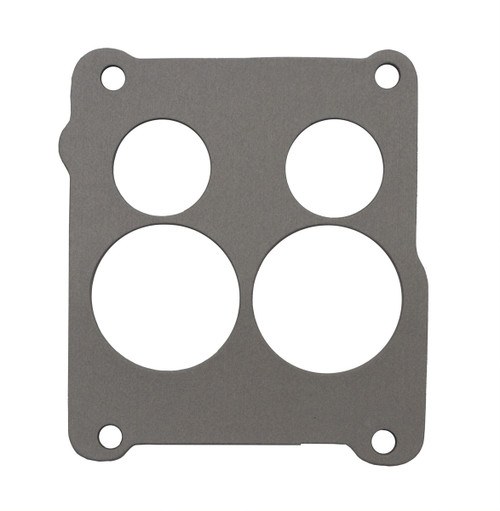 Carburetor Base Plate Gasket - 4-Barrel - 4 Hole - 0.063 in Thick - Composite - Gray - Spread Bore - Each