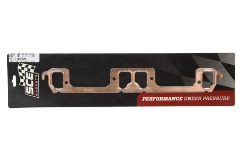 Exhaust Header / Manifold Gasket - Pro Copper - 1.100 x 1.700 in Stock Port - Copper - Small Block Mopar - Pair