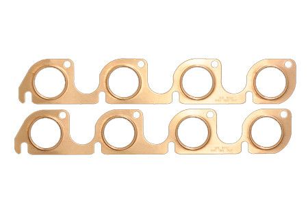 Exhaust Header / Manifold Gasket - Pro Copper - 1.750 Round Port - Copper - SVO Head - Small Block Ford - Pair