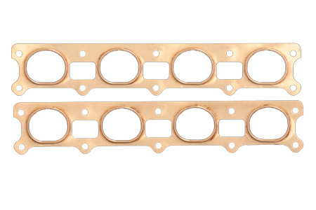 Exhaust Header / Manifold Gasket - Pro Copper - 2.050 x 2.450 D Port - Copper - BAE Fathead - Mopar 426 Hemi - Pair