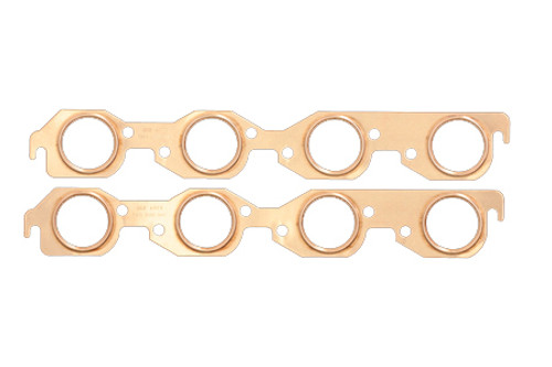 Exhaust Header / Manifold Gasket - Pro Copper - 2.000 in Round Port - Copper - Big Block Chevy - Pair