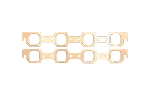 Exhaust Header / Manifold Gasket - Pro Copper - 1.600 x 1.775 in Square Port - Copper - Small Block Ford - Pair