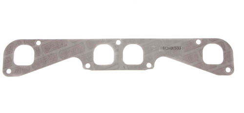 Exhaust Header / Manifold Gasket - 1.650 x 1.700 in D Port - Steel Core Graphite - Small Block Chevy - Each