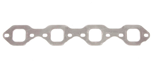 Exhaust Header / Manifold Gasket - 1.510 x 1.500 in Square Port - Steel Core Graphite - Small Block Ford - Each Exhaust Header / Manifold Gasket - 1.510 x 1.500 in Square Port - Steel Core Graphite - Small Block Ford - Each