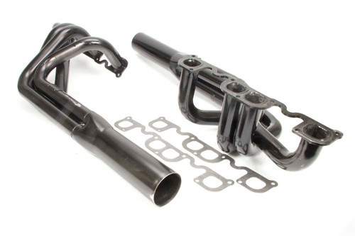 Headers - Sprint - 1.875 in Primary - 3.5 in Collector - Gaskets / Hardware Included - Steel - Black Paint - Small Block Chevy - Pair Headers - Sprint - 1.875 in Primary - 3.5 in Collector - Gaskets / Hardware Included - Steel - Black Paint - Small Block Chevy - Pair