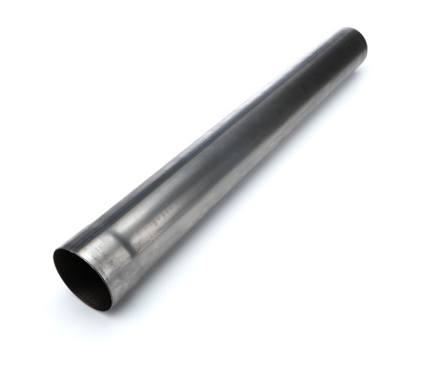 Exhaust Pipe Extension - Straight - 3.5 in Diameter - 30 in Long - 1 End Expanded - Steel - Natural - Each Exhaust Pipe Extension - Straight - 3.5 in Diameter - 30 in Long - 1 End Expanded - Steel - Natural - Each