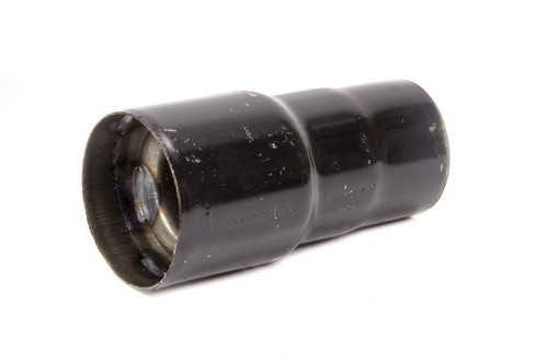 Muffler - 3 in Center Inlet - 3.5 in Center Outlet - 6 in Long - Steel - Black Paint - Each