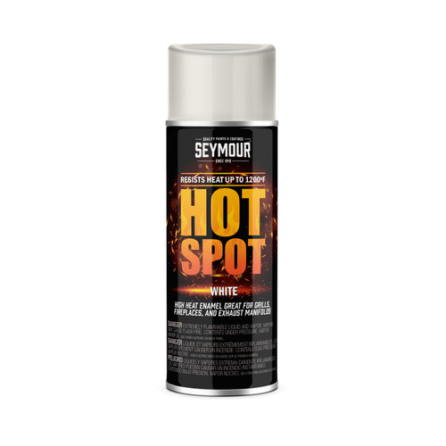 Paint - HOT SPOT - High Temperature - Silicone - White - 16 oz Aerosol - Each