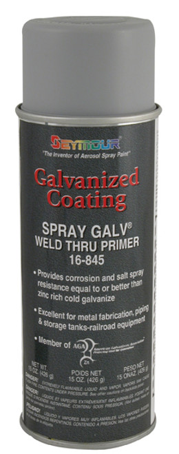 Primer - SPRAY GALV - Epoxy Resin - Weld Through - Light Gray - 16 oz Aerosol - Each