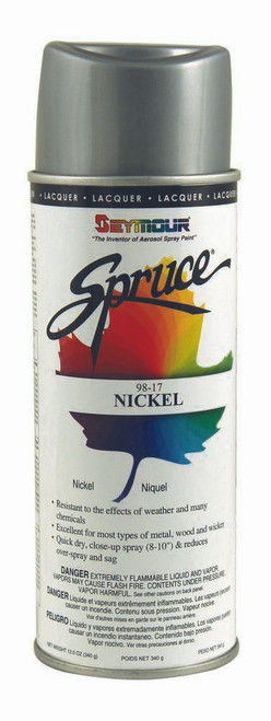 Paint - SPRUCE - Alkyd Enamel - Nickel - 16 oz Aerosol - Each
