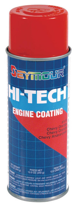 Paint - HI TECH ENGINE - High Temperature - Alkyd Enamel - Chevy Orange - 12 oz Aerosol - Each
