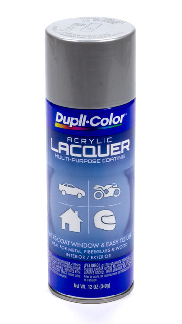 Paint - Dupli-Color - Acrylic Lacquer - Metallic Silver - 12 oz Aerosol - Each