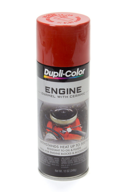 Paint - Dupli-Color - Engine - High Temperature - Enamel - Gloss Ford Red - 12 oz Aerosol - Each
