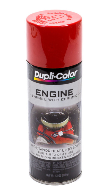 Paint - Dupli-Color - Engine - High Temperature - Enamel - Gloss Chrysler Red - 12 oz Aerosol - Each
