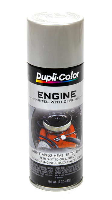 Paint - Dupli-Color - Engine - High Temperature - Enamel - Gloss Cast Aluminum - 12 oz Aerosol - Each Paint - Dupli-Color - Engine - High Temperature - Enamel - Gloss Cast Aluminum - 12 oz Aerosol - Each