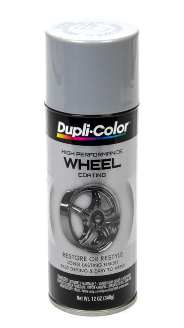 Paint - Dupli-Color High Performance - Wheel Coating - Acrylic Enamel - Gloss Silver - 12 oz Aerosol - Each