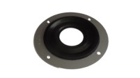 Firewall Grommet - 1 Hole - 3 in OD - 1 in ID - 0.12 in Thick - Aluminum / Rubber - Black / Natural - Each