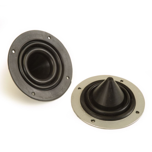 Firewall Grommet - 1 Hole - 3 in OD - 1 in OD - 1.24 in Thick - Pointed - Aluminum / Rubber - Black / Natural - Each Firewall Grommet - 1 Hole - 3 in OD - 1 in OD - 1.24 in Thick - Pointed - Aluminum / Rubber - Black / Natural - Each