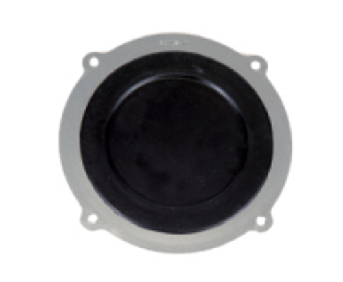 Firewall Grommet - 1 Hole - 4 in OD - 0.06 in Thick - Aluminum / Rubber - Black / Natural - Each