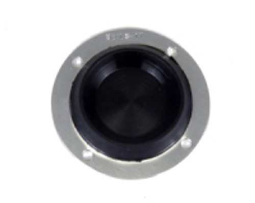 Firewall Grommet - 1 Hole - 2 in OD - 0.12 in Thick - Flat - Aluminum / Rubber - Black / Natural - Each Firewall Grommet - 1 Hole - 2 in OD - 0.12 in Thick - Flat - Aluminum / Rubber - Black / Natural - Each
