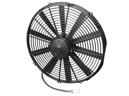 Electric Cooling Fan - High Performance - 16 in Fan - Puller - 1918 CFM - 12V - Straight Blade - 16.313 x 15.75 in - 3.5 in Thick - Plastic - Each